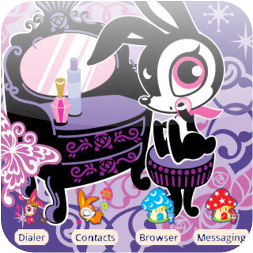 Skip Bunny Dress [SQTheme] ADW 個人化 App LOGO-APP開箱王