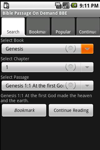 Bible Passage On Demand BBE