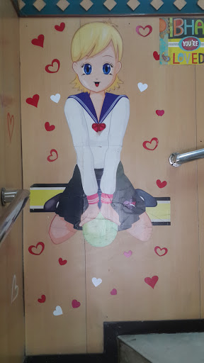 Anime Girl Mural in Archie