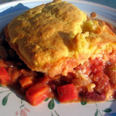 Vegan Cowboy Tamale Pie