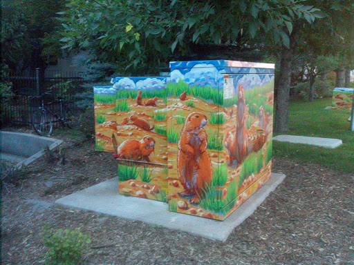 Prairie Dog Power Box Mural