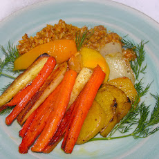 Roast carrots with a few pals