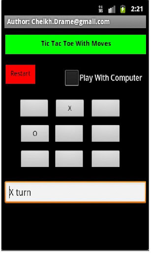 Tic Tac Toe With Moves