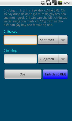 Vietnamese BMI Calculator