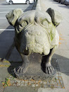 Bulldog Statue 