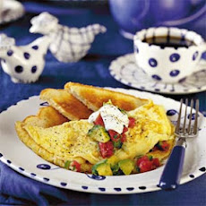 Spanish Omelet with Fresh Avocado Salsa