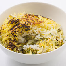 Polow (Persian Rice with Pistachios and Dill)