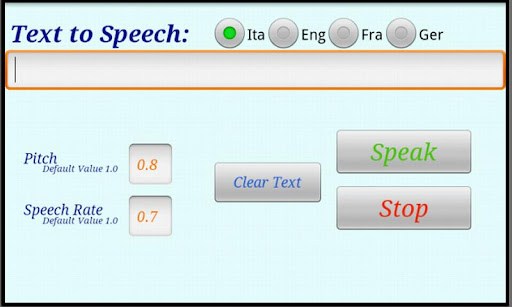 ISpeak TTS