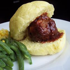 BBQ Glazed Homemade Meatballs