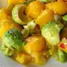 Avocado, Mango and Escarole Salad