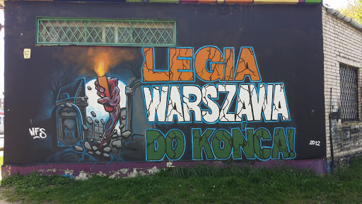 Mural Legia Warszawa Do Końca 2012