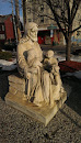 Jesus and the Children Statue