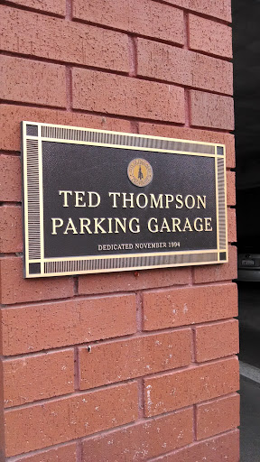 Ted Thompson Garage Plaque