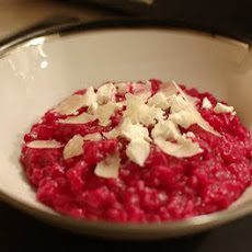 Beet and Goat Cheese Risotto