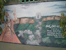 Annamayya Chanting Lord Balaji Mural