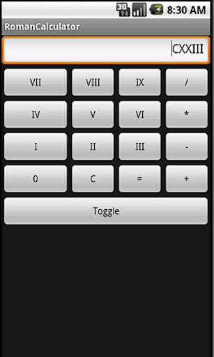 Roman Calculator
