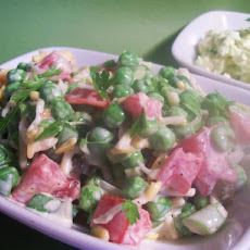 Fresh Garden Pea Salad