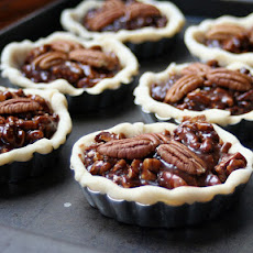Bourbon-Pecan Tart with Chocolate Drizzle