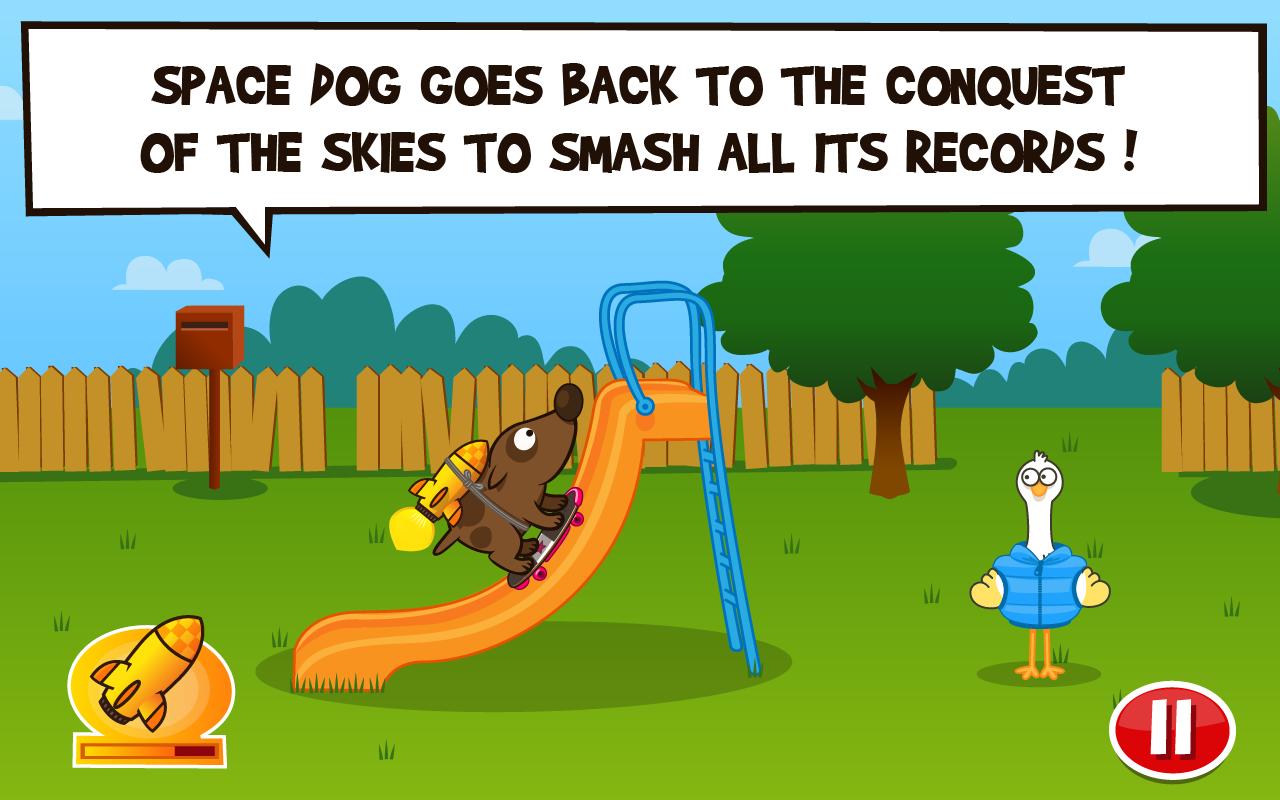 Android application Space Dog + | Facebook Game screenshort