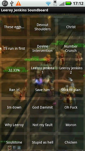 Leeroy Jenkins Soundboard