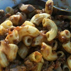 Lower Fat Beef and Macaroni Chili
