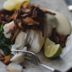 Roasted Cod with Sesame Mushrooms