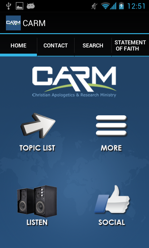 Android application CARM screenshort