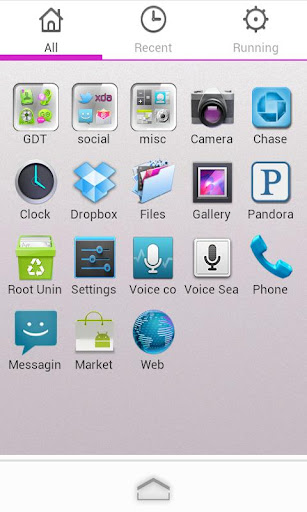 ICS Pro WHITE Pink GO Theme+