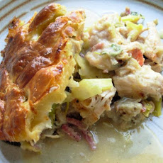 Leftover Turkey and Leek Pot Pie With Instant Gravy
