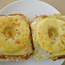 Toast Hawaii - Open Faced Sandwich for a Snack or Dinner