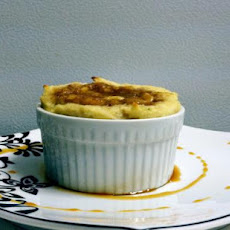 A Healthier Banana's Foster Pseudo Bread Pudding