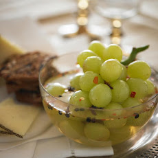 Pickled Grapes with Cheese