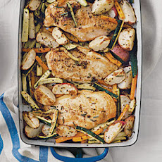 Rosemary Chicken with Zucchini