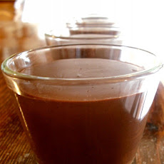 Chocolate and Mango Crème with Passion Fruit