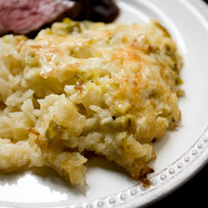 Cheesy Baked Rice Recipe