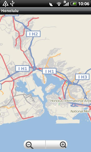 Honolulu Street Map