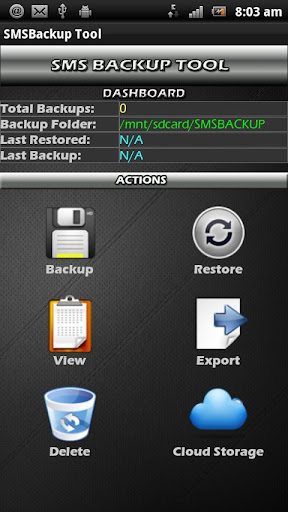 SMSBackup Tool