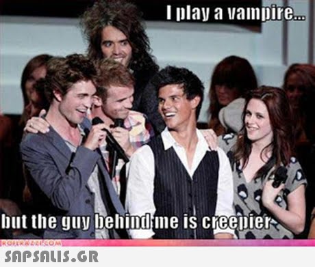 I play a vampire but the guv benimiine is creenier 