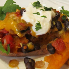 Southwestern Sweet Potatoes and Black Beans