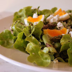 Spring Salad with Asparagus and Soft-Boiled Eggs