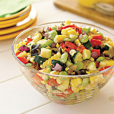 Grilled-Vegetable Succotash Salad