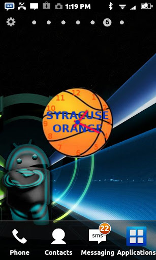 Syracuse Orange Clock Widget