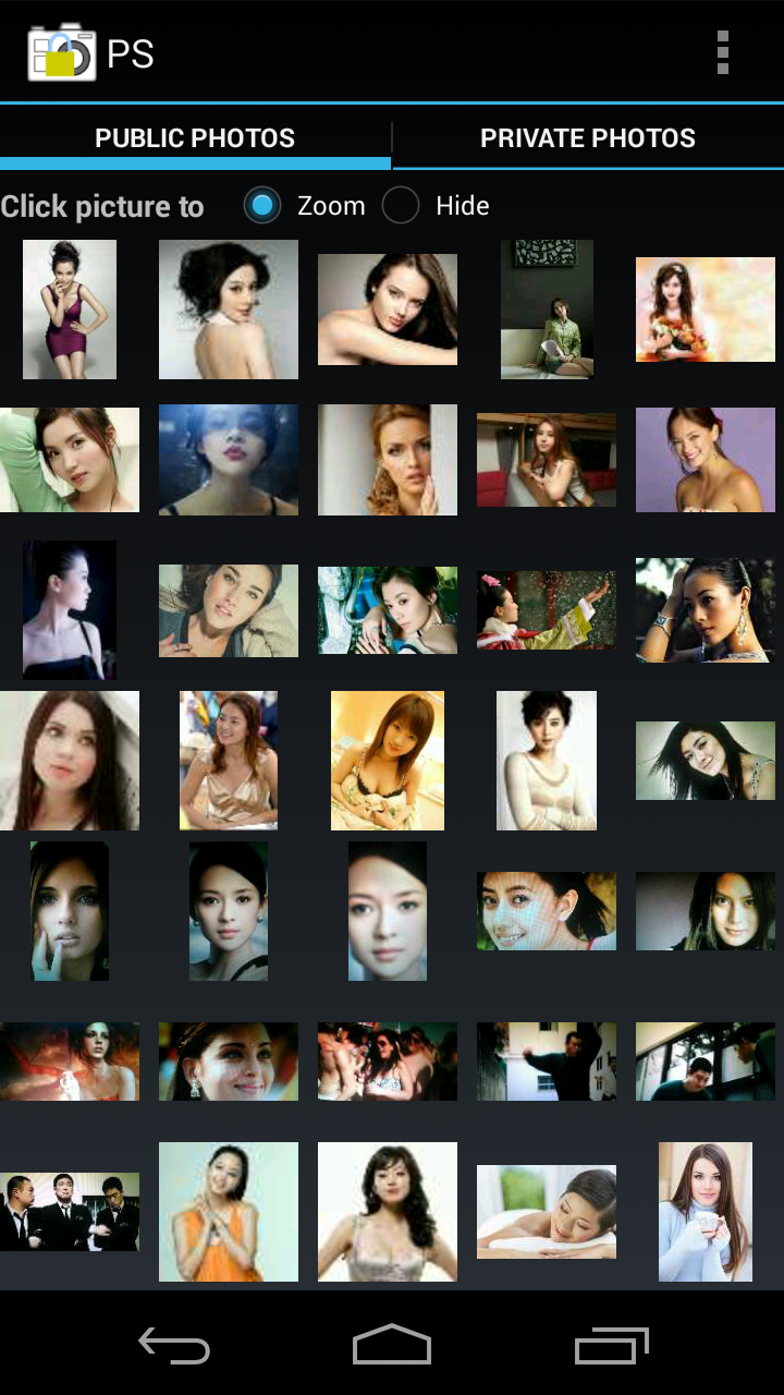 Android application Photo Safe License screenshort