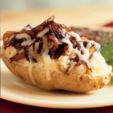 Caramelized Onion-Stuffed Baked Potato