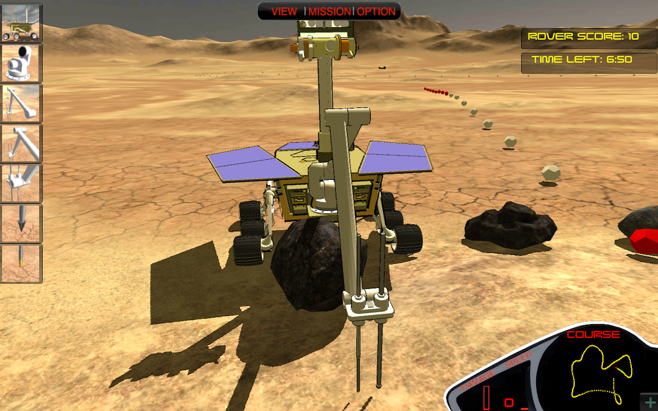 Android application Mission To Mars 3D screenshort