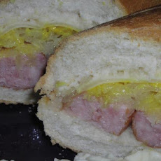 Polish Sausage Submarine Sandwich