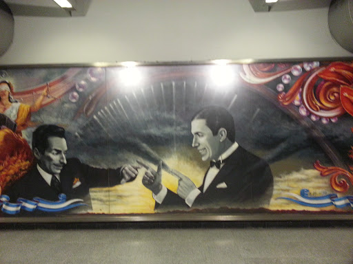 Mural en Estación Corrientes