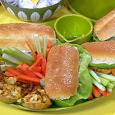 Hot Buffalo Chicken Sandwiches