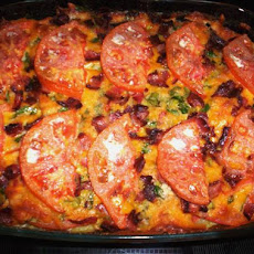 Potatoes and Tomatoes Au Gratin