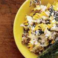 Fusilli with Crispy Kale and Ricotta